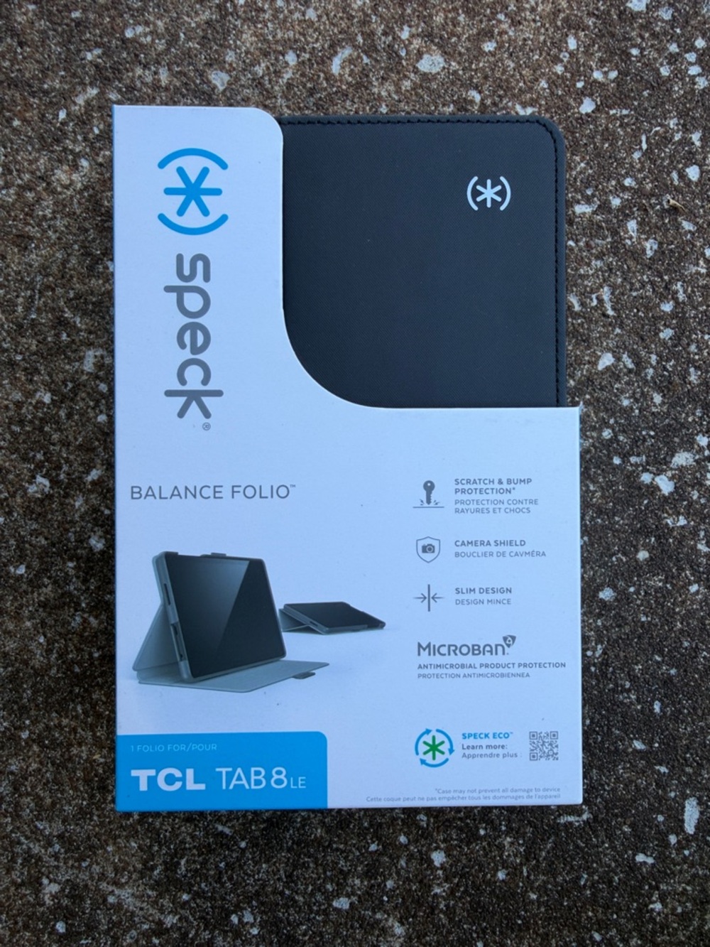 speck Balance Folio Tablet Case - Black. NEW